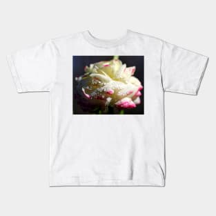 White Ranunculus Kids T-Shirt